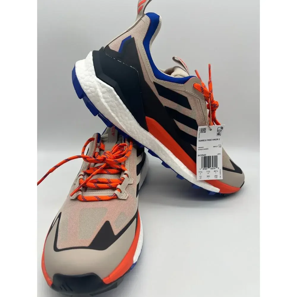Adidas Terrex Free Hiker 2.0 Low Hiking Shoes Wonder Beige IH3543 Men's Size 12,